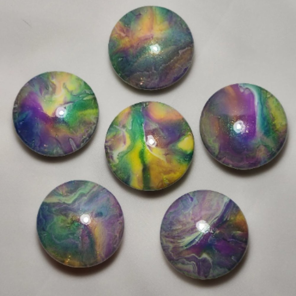 Hand Crafted Cabinet Door Knobs Hand Painted Wooden Resin Furniture Kitchen